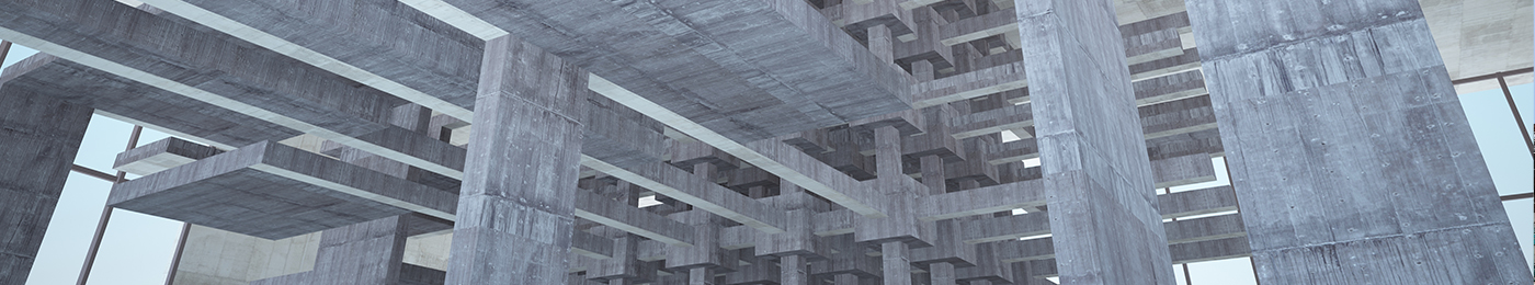 concrete structures in a building