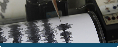 Volcano activity recording tool, or seismograph